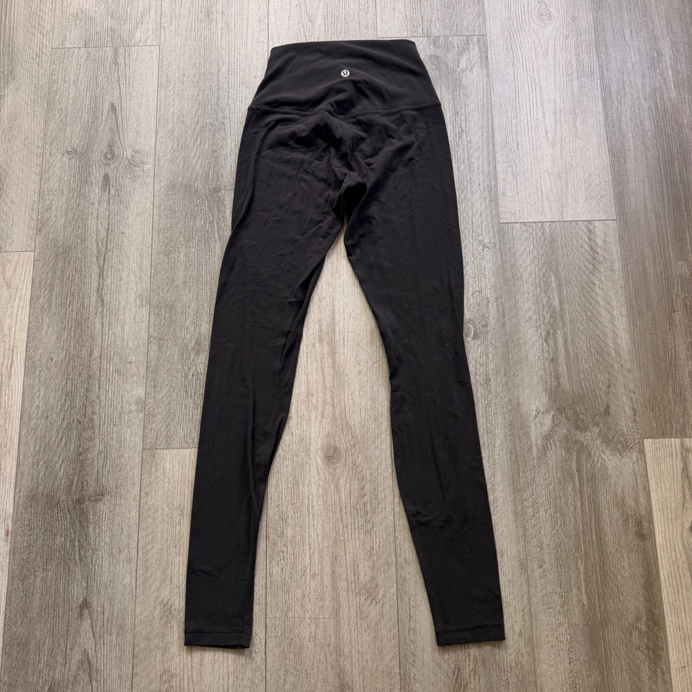 Lululemon Align High Rise Leggings Size 4 Black Yoga Pants 28" length
